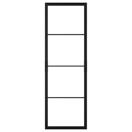 SKYTTA Рама раздвижной двери - чёрный 77x231 см