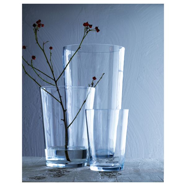 Ваза БЛАДЭТ, прозрачное стекло (45 см) - фото 3