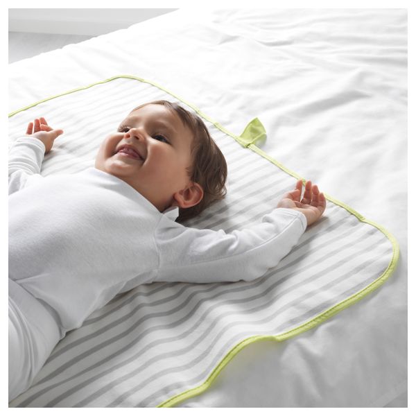 Пеленальная подстилка ТУТИГ, серый, белый (90x70 см) - фото 2