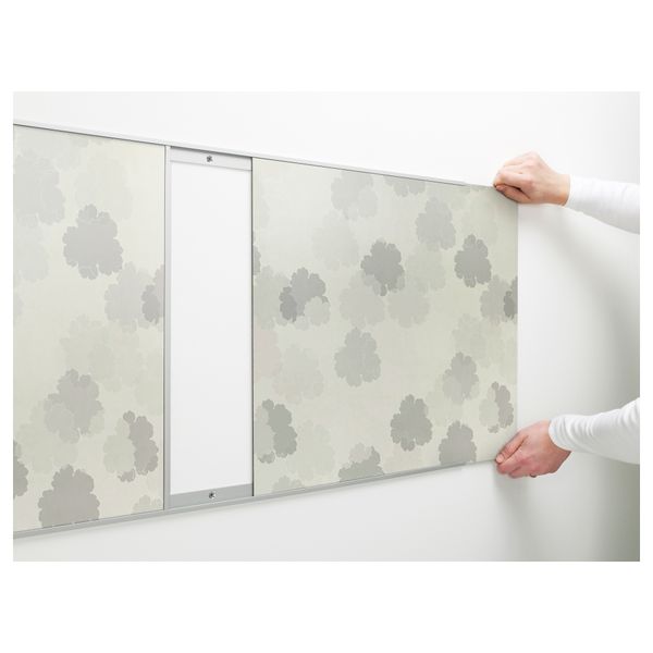 Планка для настенная панели ФАСТБУ, алюминий (120 см) - схема-чертеж с размерами