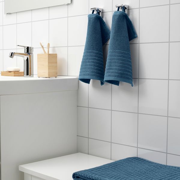 Полотенце, 30x30 см, синий IKEA VÅGSJÖN 904.880.58 - схема-чертеж с размерами