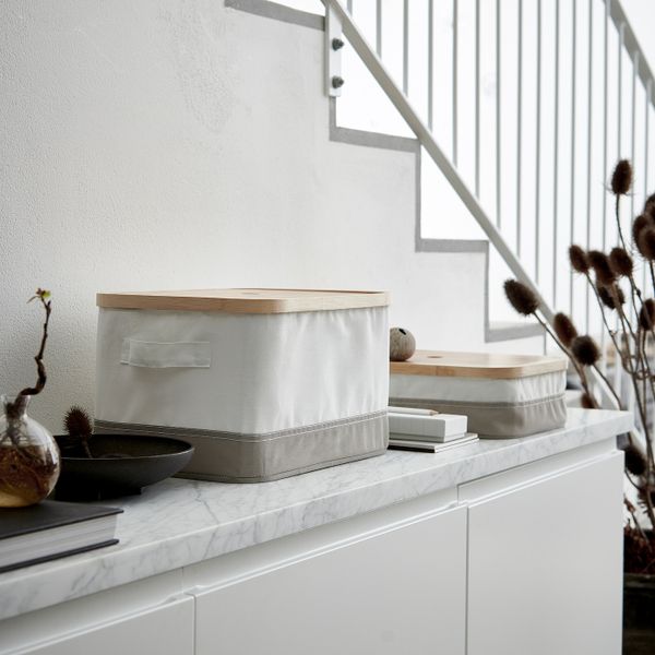 Коробка с крышкой 25x35x20 см IKEA RABBLA РАБЛА 903.743.25 - фото 13