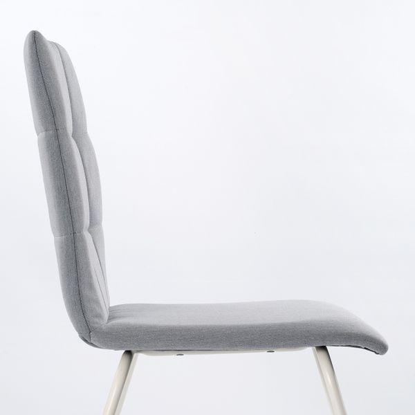 Стул, белый/Книса светло-серый IKEA NILSINGE НИЛЬСИНГЕ 504.953.34 - фото 5