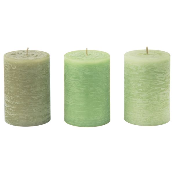 Формовая свеча, ароматическая ЛУГГА, Летний луг зеленый (10 см) - фото 1