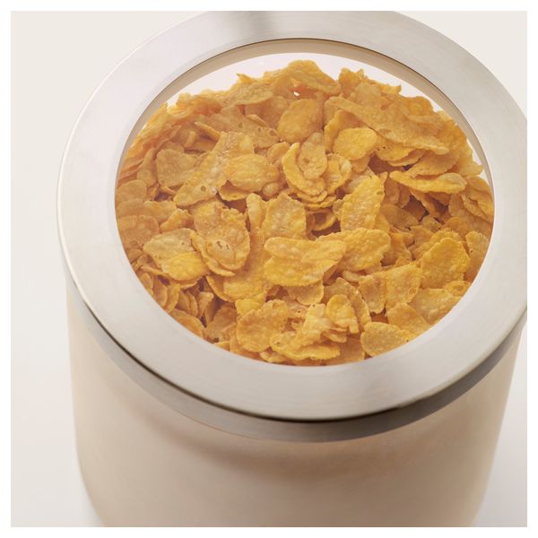 Банка с крышкой ДРОППАР, матовое стекло, нержавеющ сталь (3.5 л) - фото 2