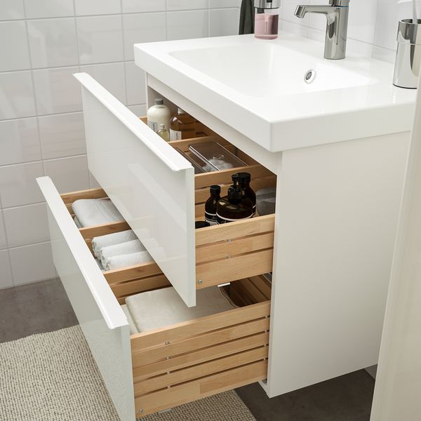 IKEA в интерьере ванной