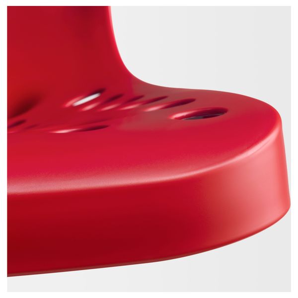 Рабочий стул СКОЛБЕРГ / СПОРРЕН, красный, белый - фото 5