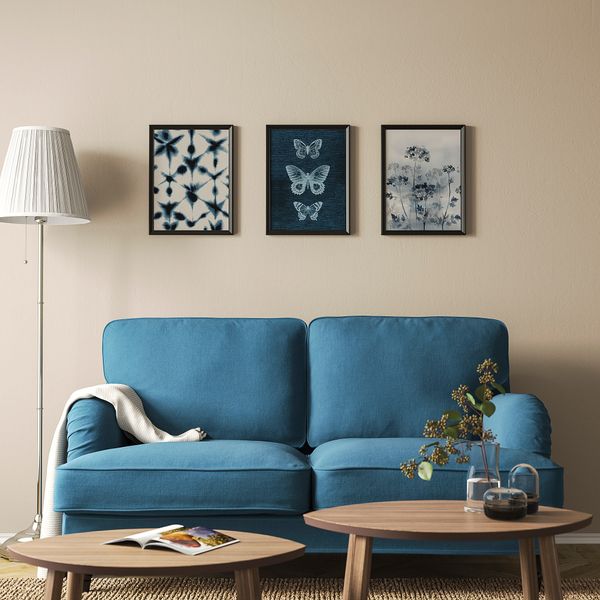 Постер БИЛЬД, Синие бабочки (30x40 см) - фото 2