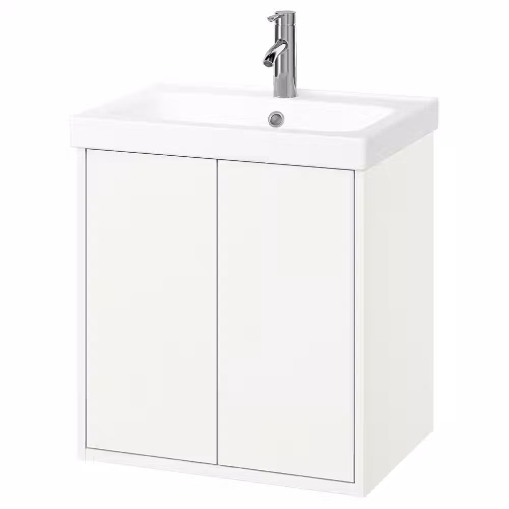 HAVBÄCK / ORRSJÖN ОРРШЁН Шкаф с дверцами/раковина/смеситель - фото 1