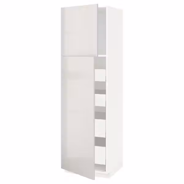 METOD / MAXIMERA Высокий шкаф/2дверцы/4ящика - фото 1