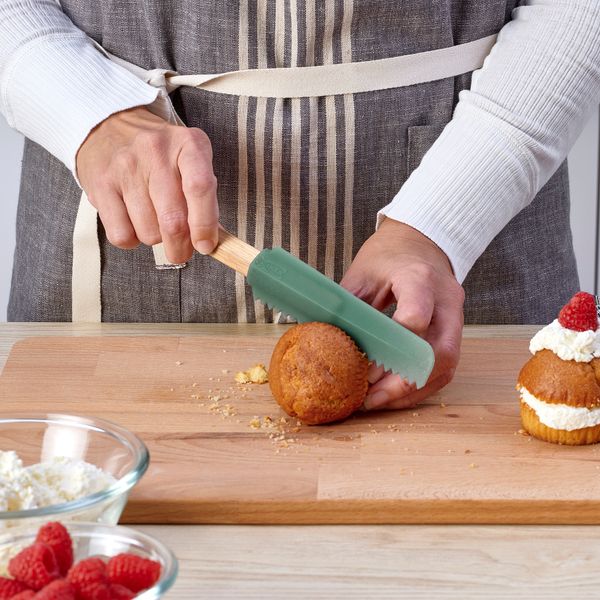 Лопаточка, 3 шт., дерево, темный серо-зеленый IKEA BÄCKRÖDING 205.613.54 - фото 4