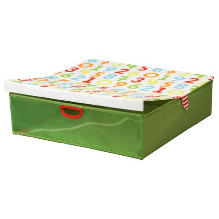 Ящик кроватный КУСИНЕР, зеленый (58x58 см)