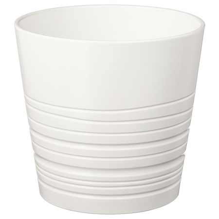 Кашпо, белый 19 см IKEA MUSKOT МУСКОТ 903.781.92