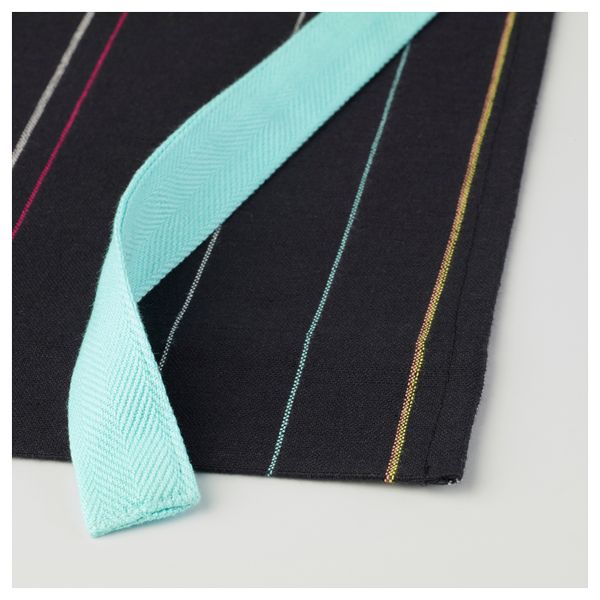 Фартук СОММАР 2018, черный в полоску - схема-чертеж с размерами