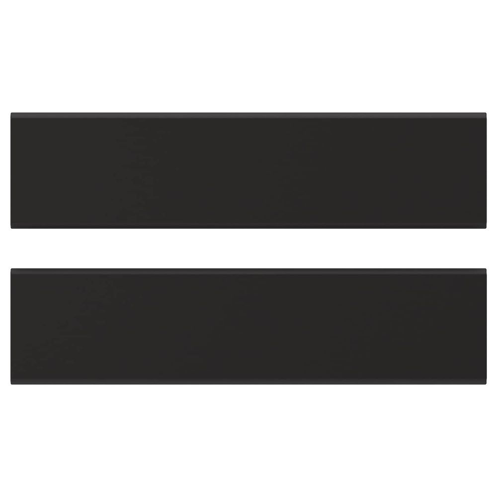 Фронтальная панель ящика, антрацит 40x10 см IKEA KUNGSBACKA КУНГСБАККА 803.549.12 - фото 1