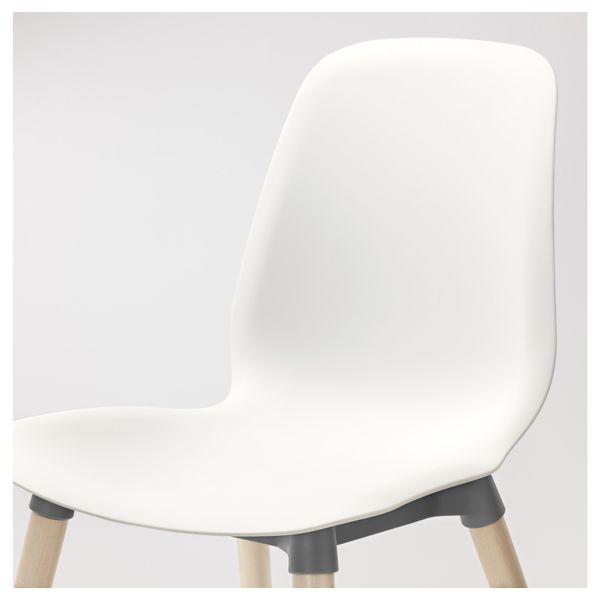 Стул ЛЕЙФ-АРНЕ, белый, Эрнфрид береза - фото 2