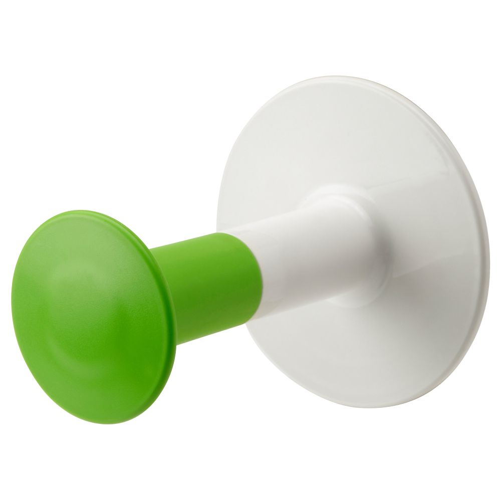 Держатель туалетной бумаги ЛОСШЁН, бел/зелен - фото 1