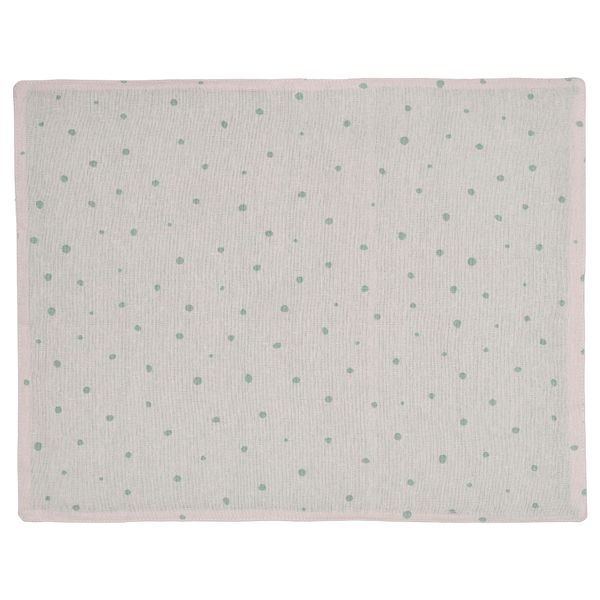 Салфетка под приборы, белый, голубой, 45x35 см IKEA NISSÖGA 305.550.55 - фото 1