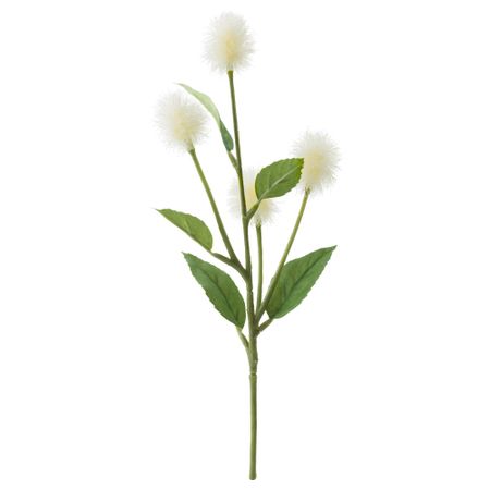 Цветок искусственный СМИККА, Стирлингия, белый (30 см)