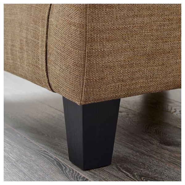 Кресло ЭКЕНЭС, Хенста светло-коричневый - схема-чертеж с размерами