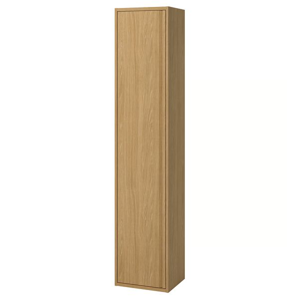 ÄNGSJÖN Высокий шкаф с дверцей - под дуб 40x35x195 см - фото 1