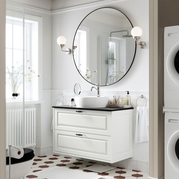 Шкаф с ящиками, раковина, смеситель IKEA TÄNNFORSEN, TÖRNVIKEN ТОРНВИКЕН 195.215.85 - фото 3