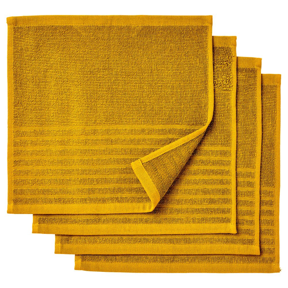 Полотенце, золотисто-желтый, 30x30 см IKEA VÅGSJÖN ВОГШЁН 105.495.17 - фото 1