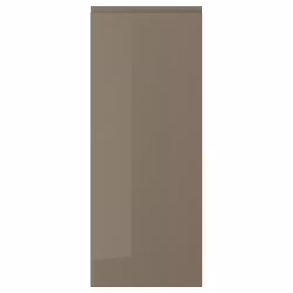 VOXTORP Дверь - глянцевый темный серо-коричневый 40x100 см - фото 1