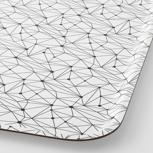 Поднос, белый, черный 43x33 см IKEA LURVIG ЛУРВИГ 304.844.78 - схема-чертеж с размерами