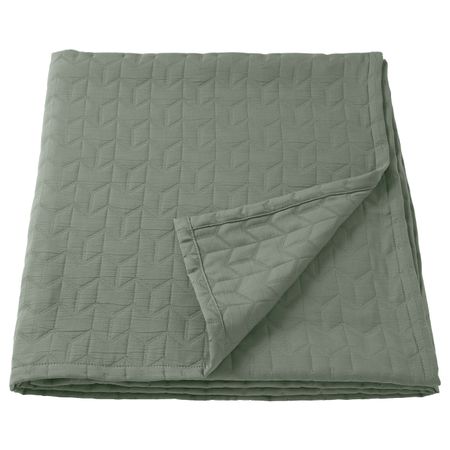 Покрывало, серо-зеленый 230x250 см IKEA KÖLAX КЁЛАКС 305.134.28