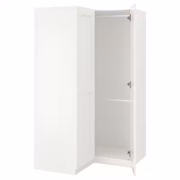PAX / GRIMO Гардероб угловой - белый/белый 110/110x201 см - фото 1