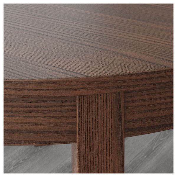 Раздвижной стол БЬЮРСТА, коричневый (115/166 см) - фото 4