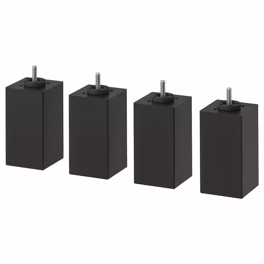 BRENNÅSEN Ножка - черная морилка 12.5 см - фото 1