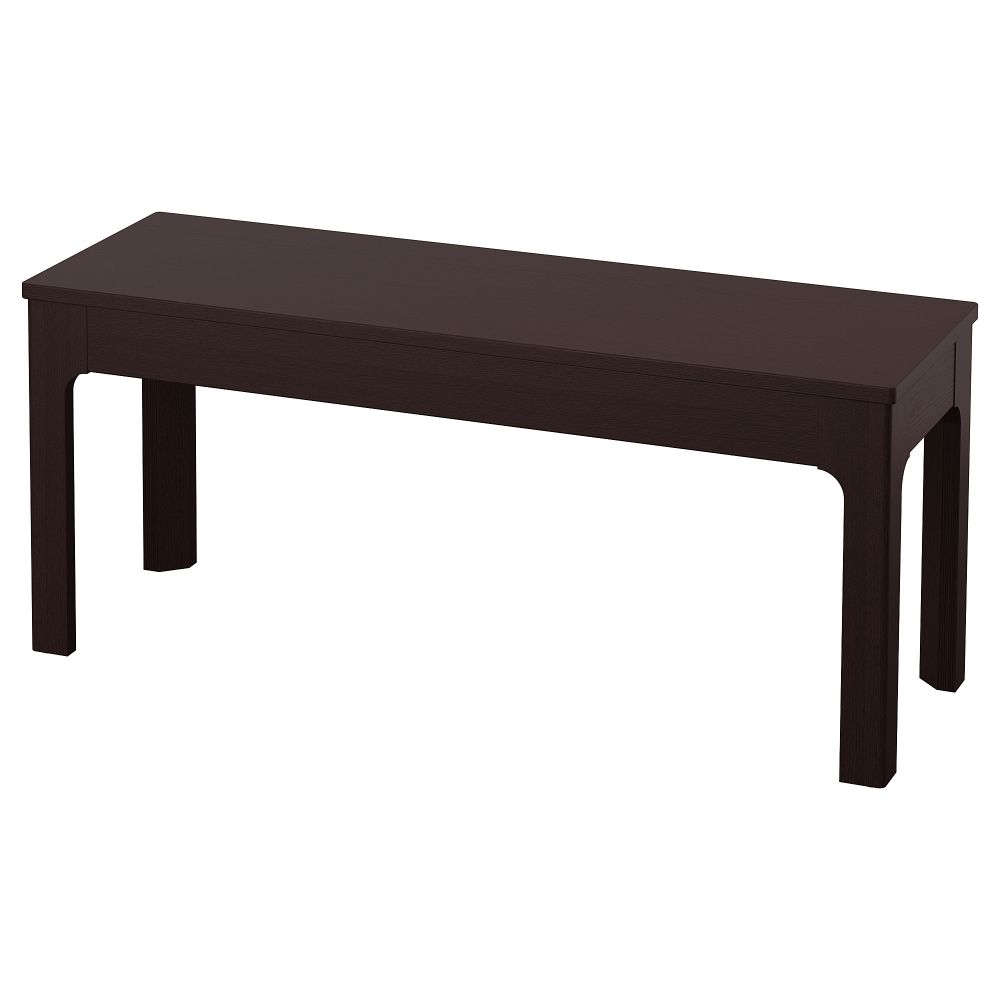 Скамья, темно-коричневый, 105x36 см IKEA EKEDALEN ЛЕН ЭКЕДАЛЕН 403.407.62 - фото 1