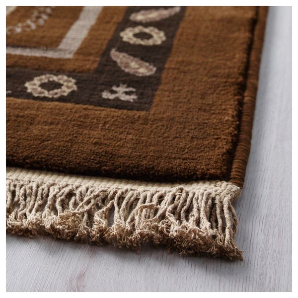 Ковер, короткий ворс ВЕСТЕРБРУ, коричневый (160x230 см) - фото 4