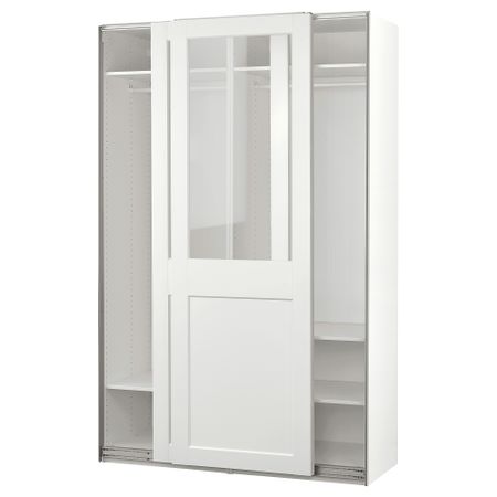 Гардероб с раздвижными дверьми IKEA PAX ПАКС, GRIMO ГРИМО 795.022.87