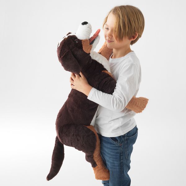 Мягкая игрушка, собака, бернская овчарка, 63 см IKEA ХОППИГ 704.412.17 - фото 2