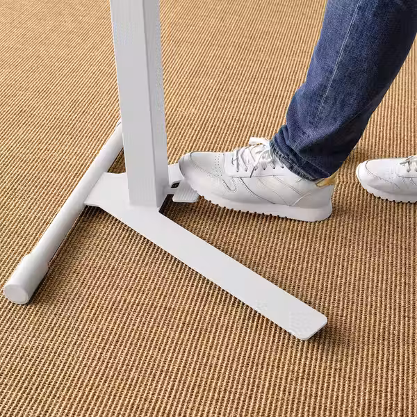 MITTZON МИТТЗОН Стол для ноутбука, на колесиках - белый 66x50 см - фото 8