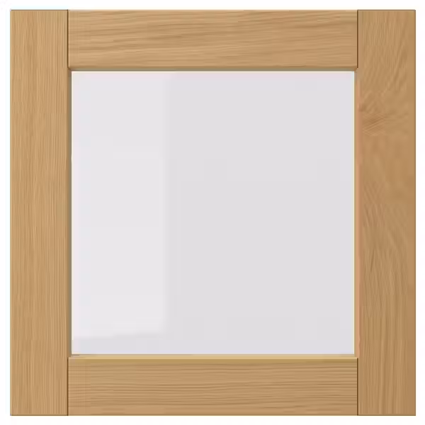 FORSBACKA Стеклянная дверь - дуб 40x40 см - фото 1