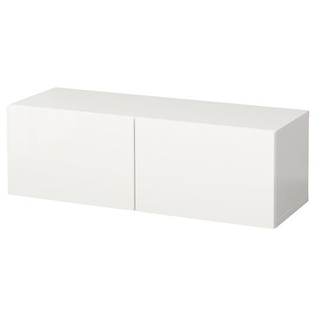 Комбинация настенных шкафов, белый/Сельсвикен белый 120x42x38 см IKEA BESTÅ БЕСТО 094.419.33