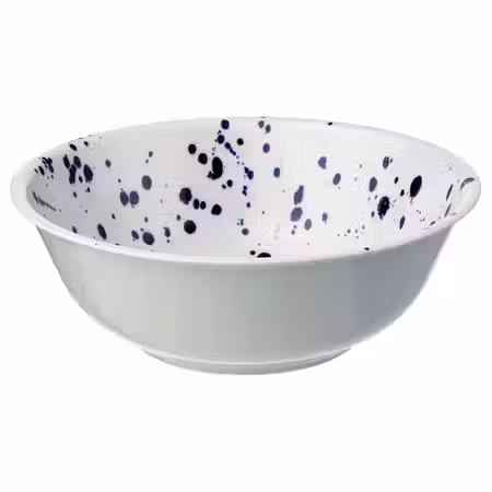 SILVERSIDA СИЛВЕРСИДА Сервировочная миска - с рисунком/синий 28 см