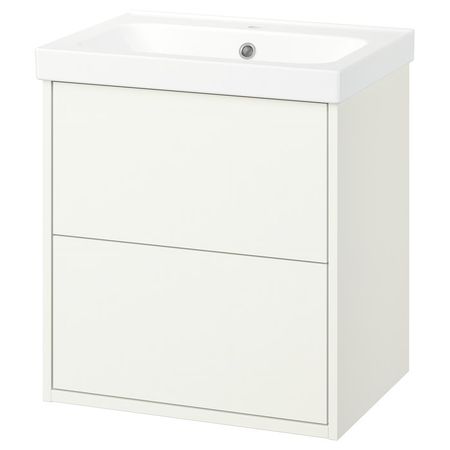 HAVBÄCK / ORRSJÖN Шкаф с ящиками и раковиной - белый 62x49x69 см