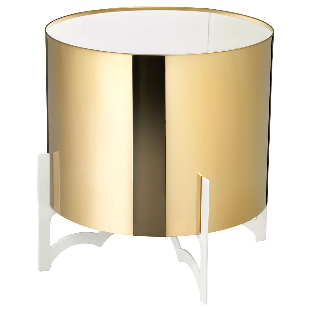 Кашпо с держателем ВИНТЕР 2018, золотой (15 см) - фото 1