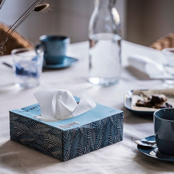 Салфетка бумажная, синий 16x32 см IKEA VATTENDANS ВАТТЕНДАНС 104.971.27 - схема-чертеж с размерами