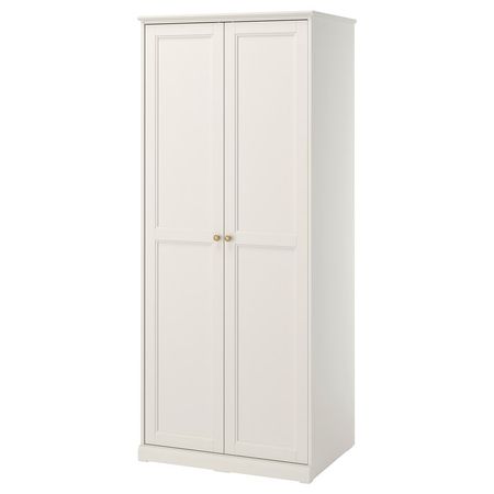 FÅGELFJÄLLET Гардероб 2-дверный - белый с оттенком 82x60x194 см