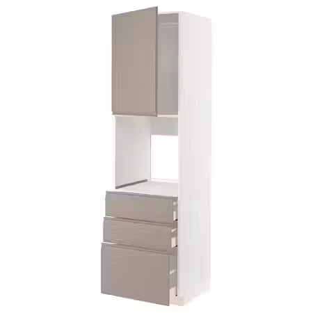 METOD / MAXIMERA Высокий шкаф д/духовки/дверь/3ящика