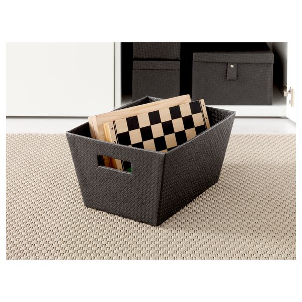 Корзина БАТТИНГ, черный (27x35x18 см) - фото 3