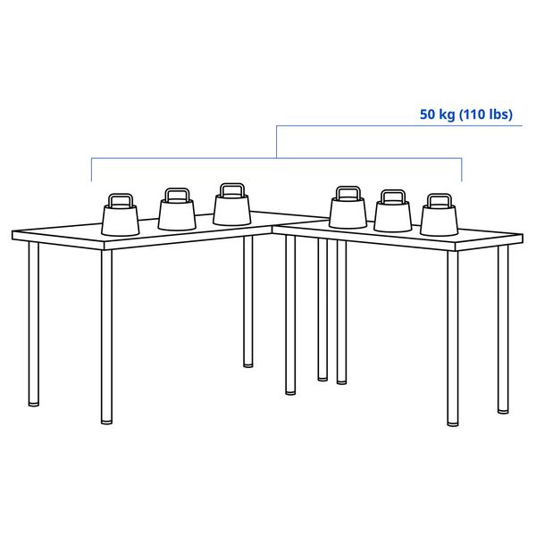 LAGKAPTEN / LINNMON - схема-чертеж с размерами