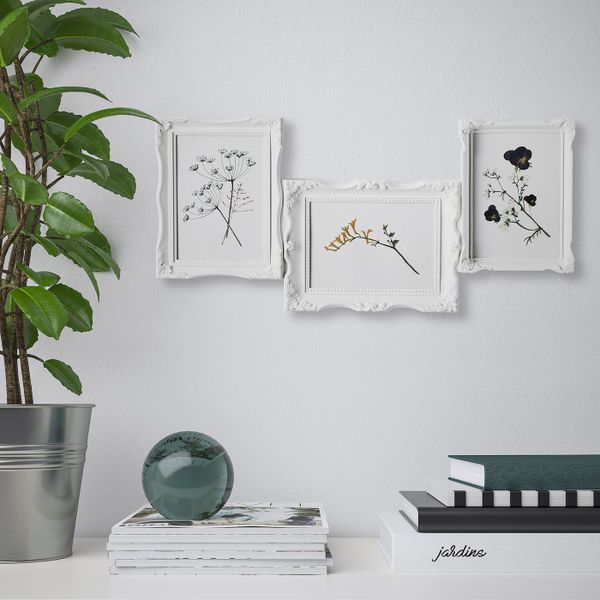 Рама для 3 фотографий, белый IKEA ВЭСБИ 803.854.14 - фото 3