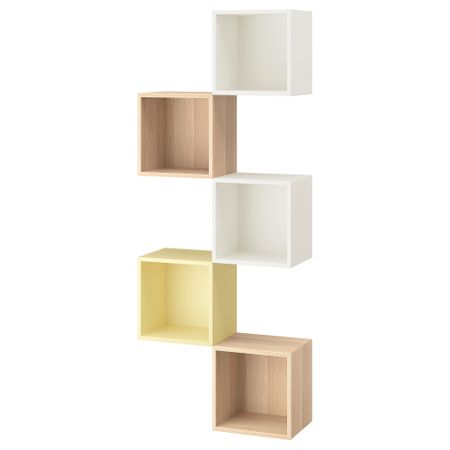 Комбинация для хранения, разноцветный, бледно-желтый IKEA EKET ЭКЕТ 595.216.73